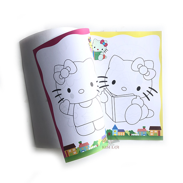 Tập Tô Màu Hello Kitty - Nhà phân phối Kim Lợi